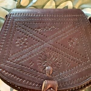 Elegant Brown Crossbody Bag